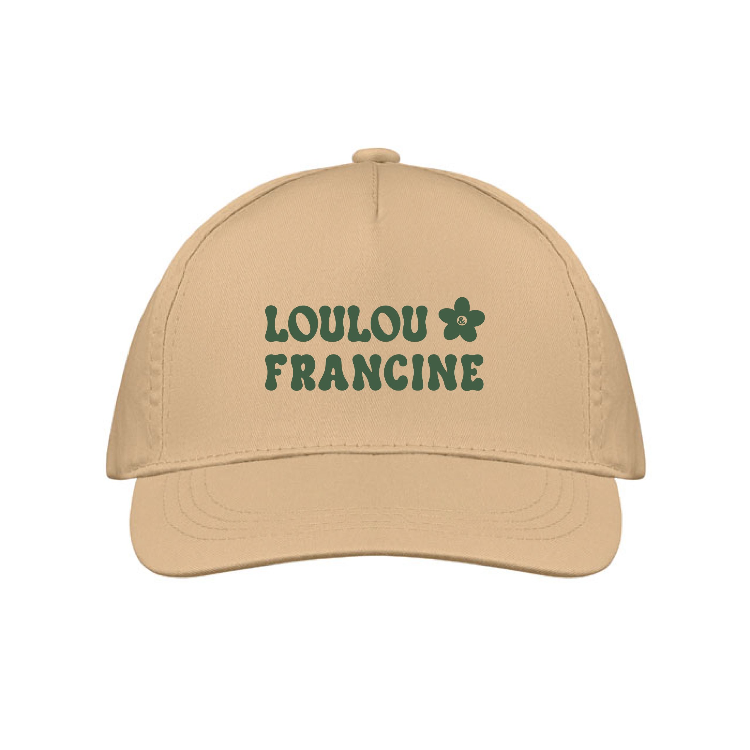 Casquette en tissu beige