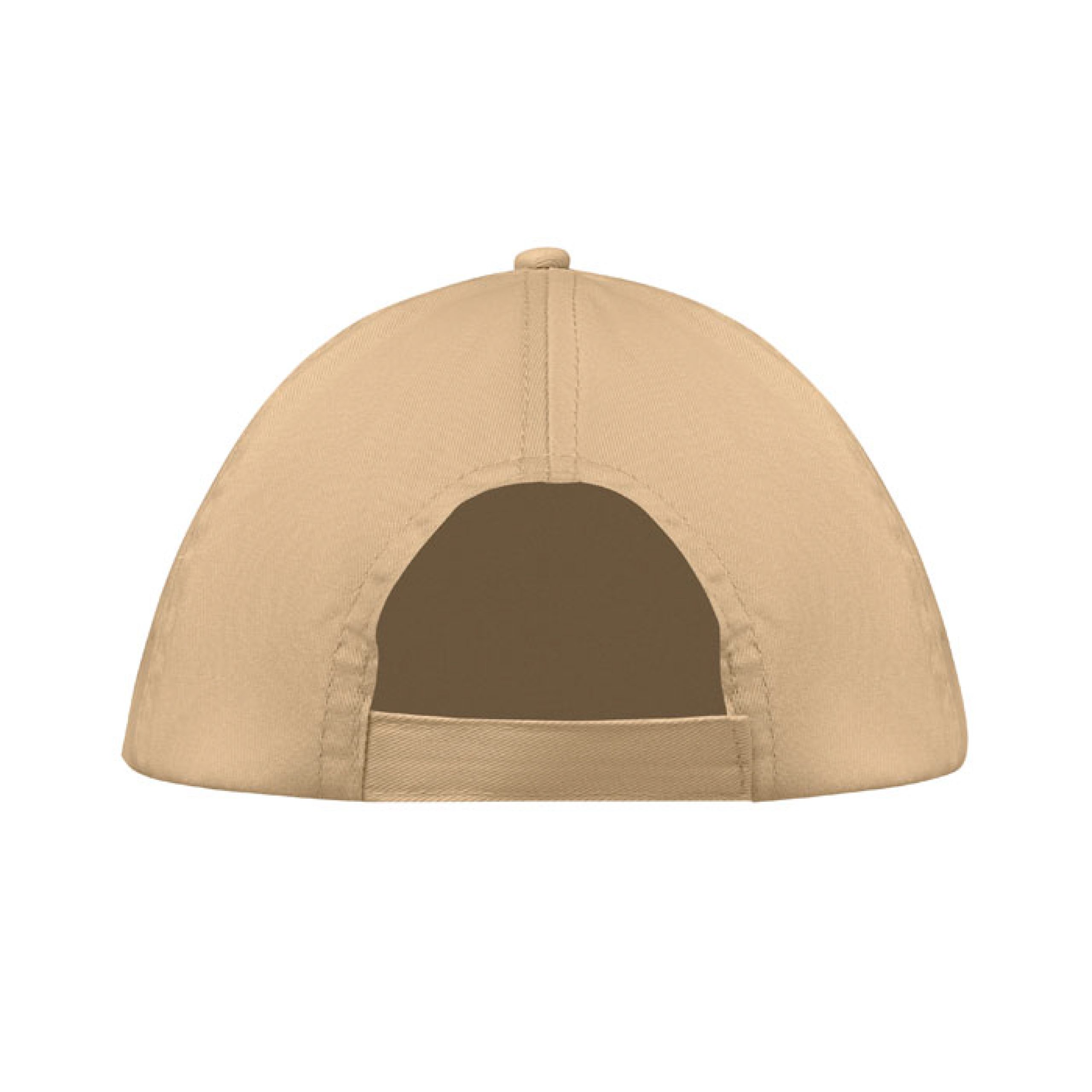 Casquette en tissu beige – Image 2