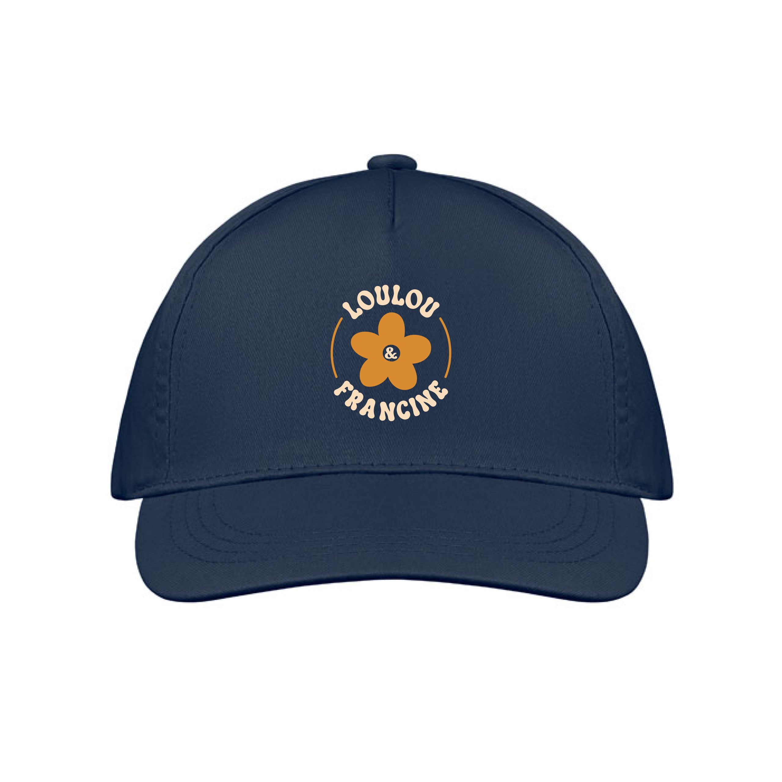 Casquette en tissu bleu