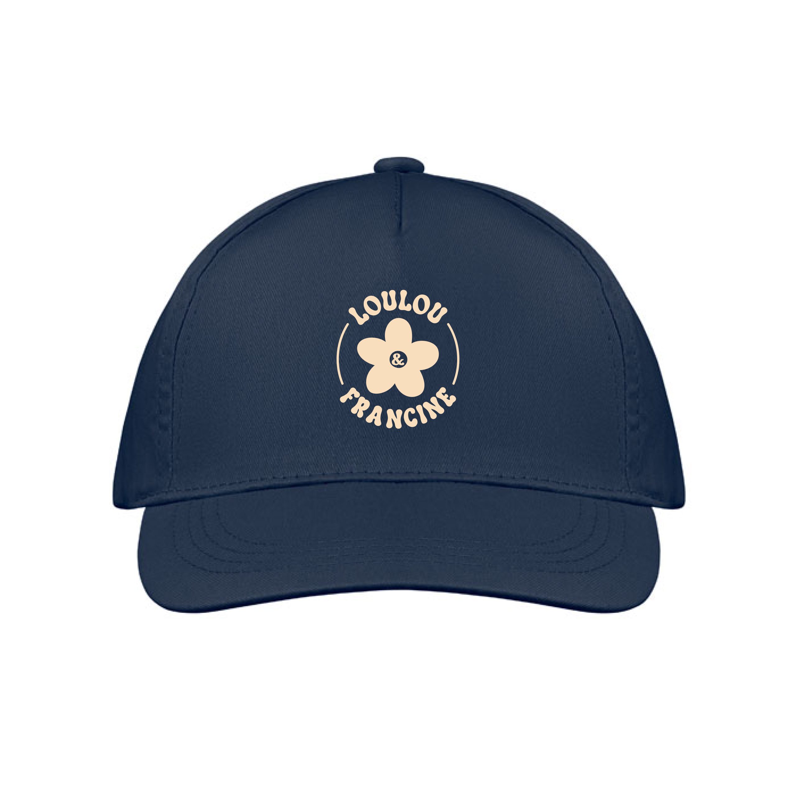 Casquette en tissu bleu