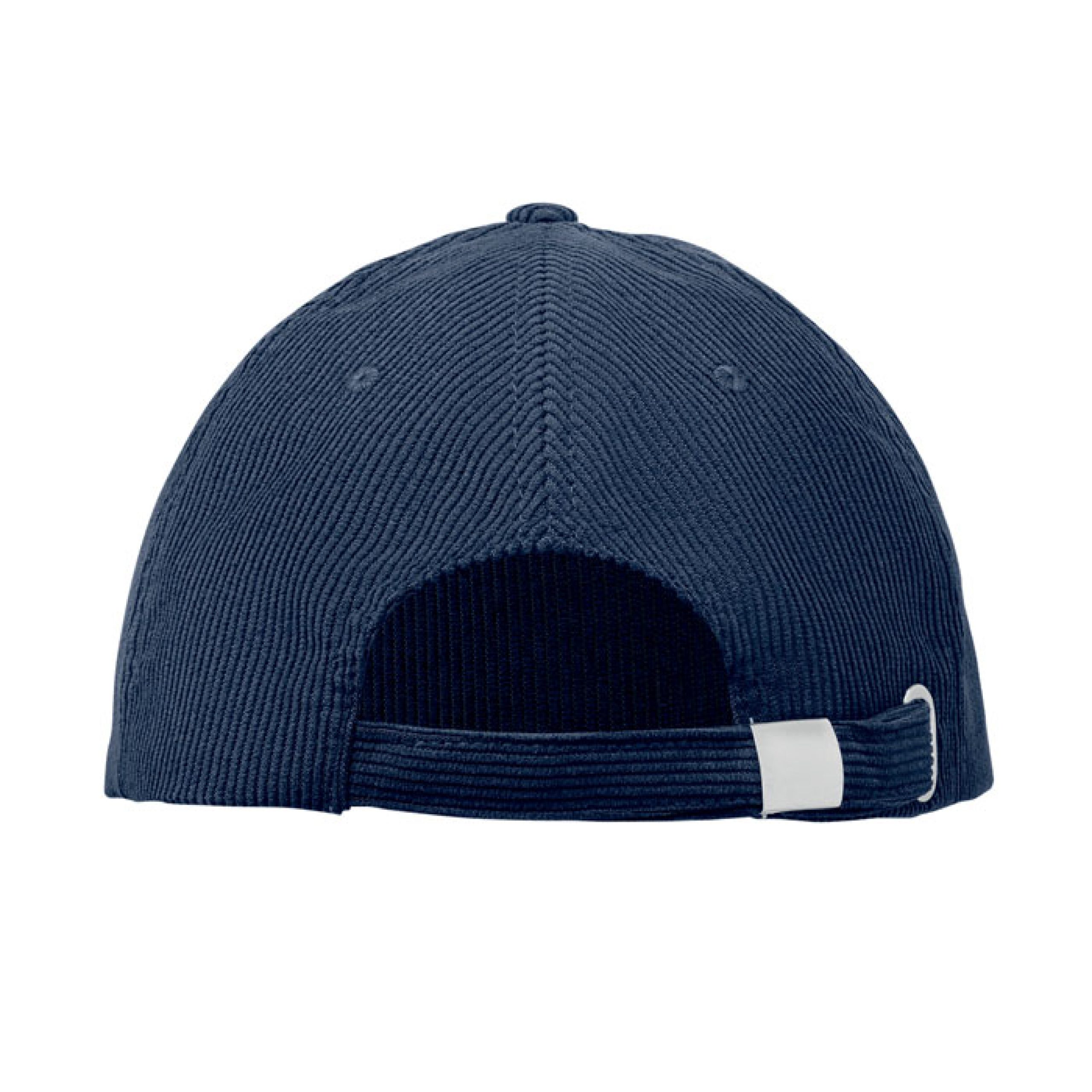 Casquette en velours bleu