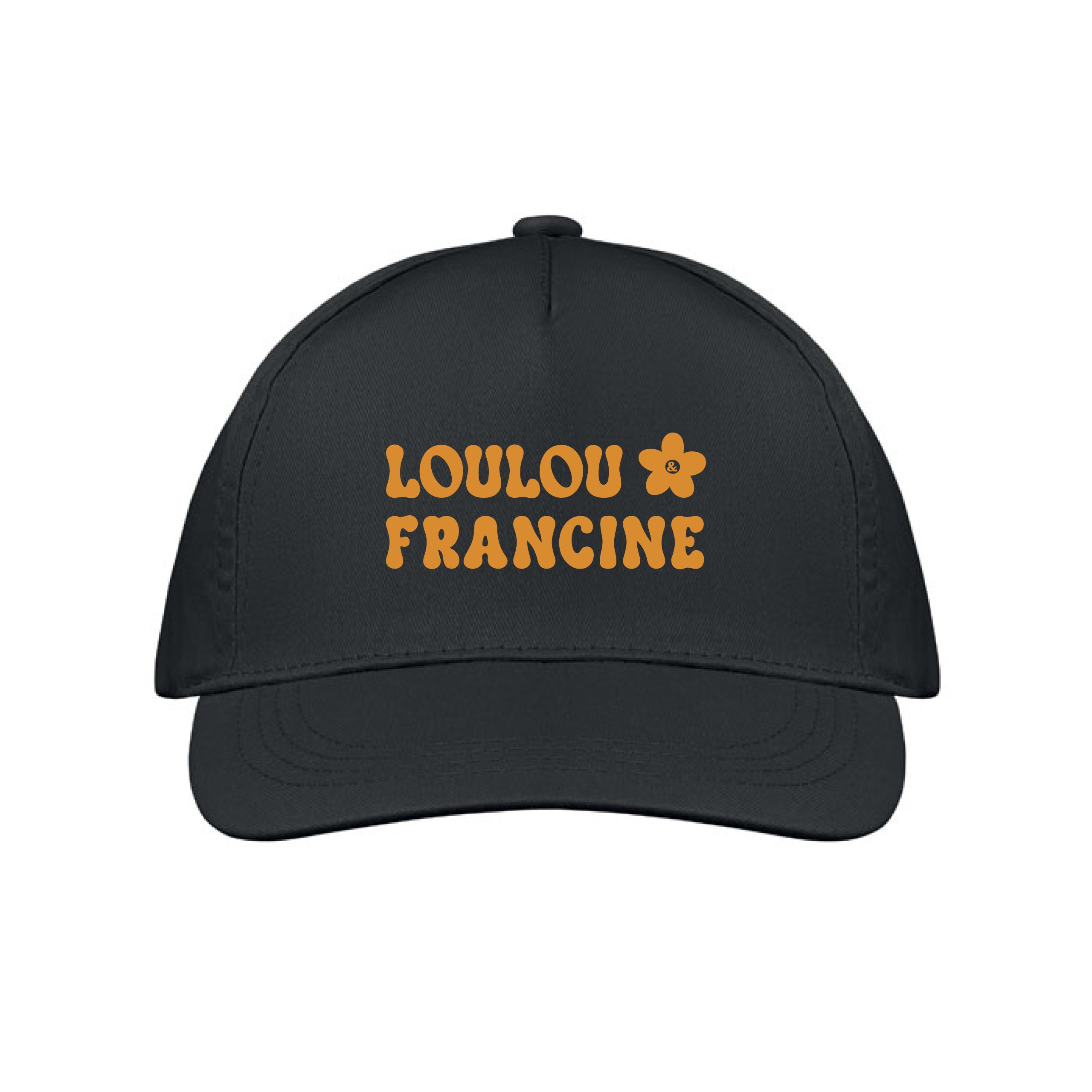 Casquette en tissu noir