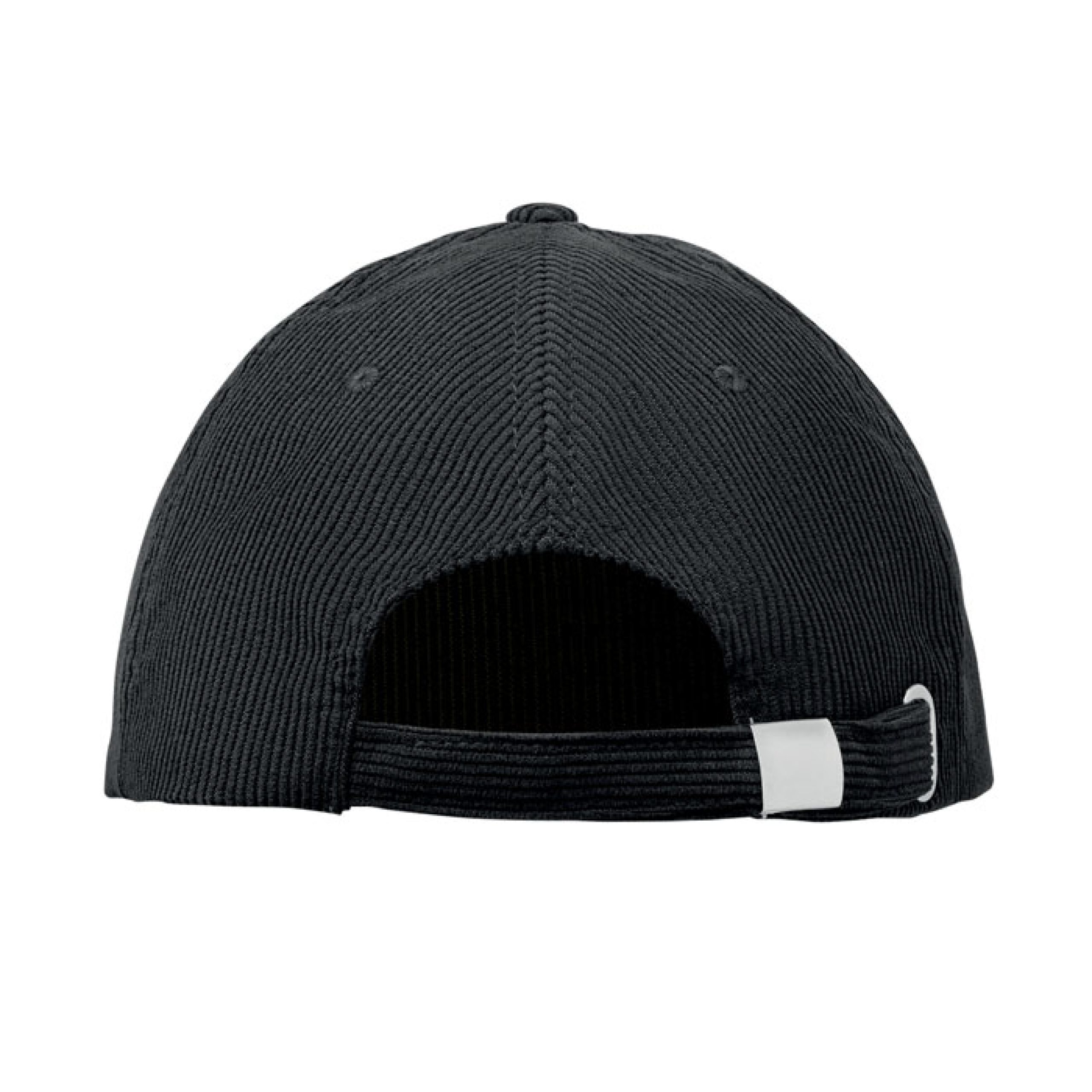 Casquette en velours noir