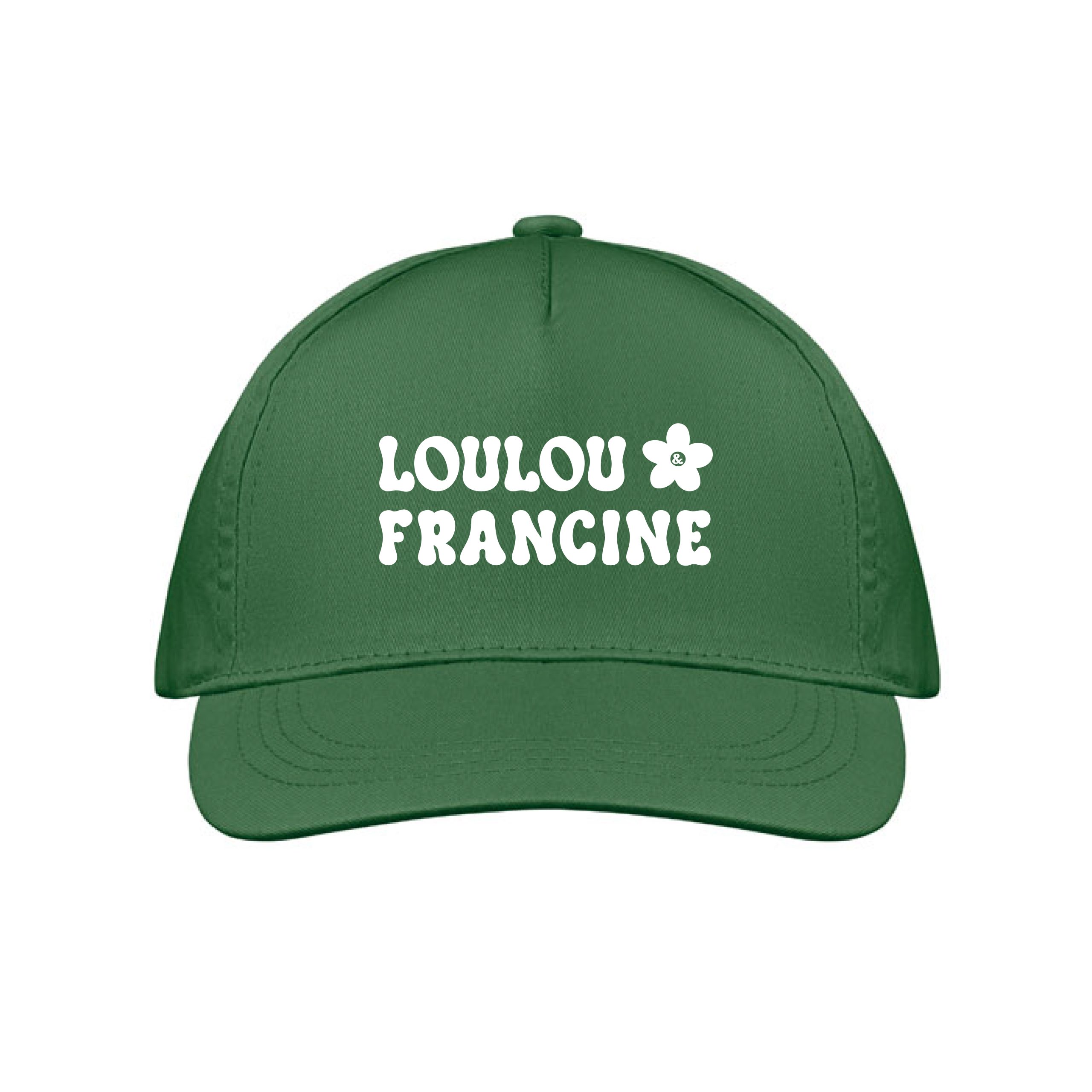 Casquette en tissu vert
