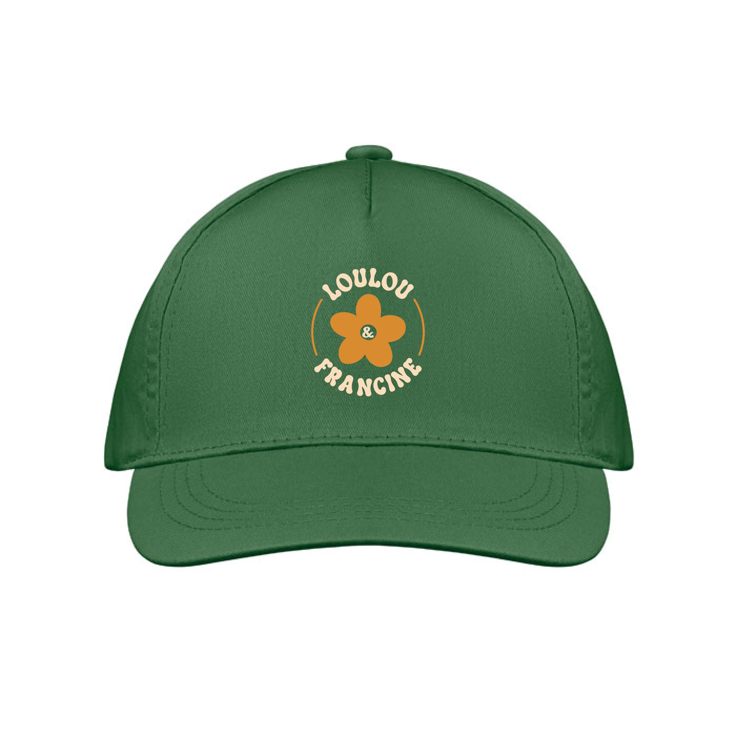 Casquette en tissu vert