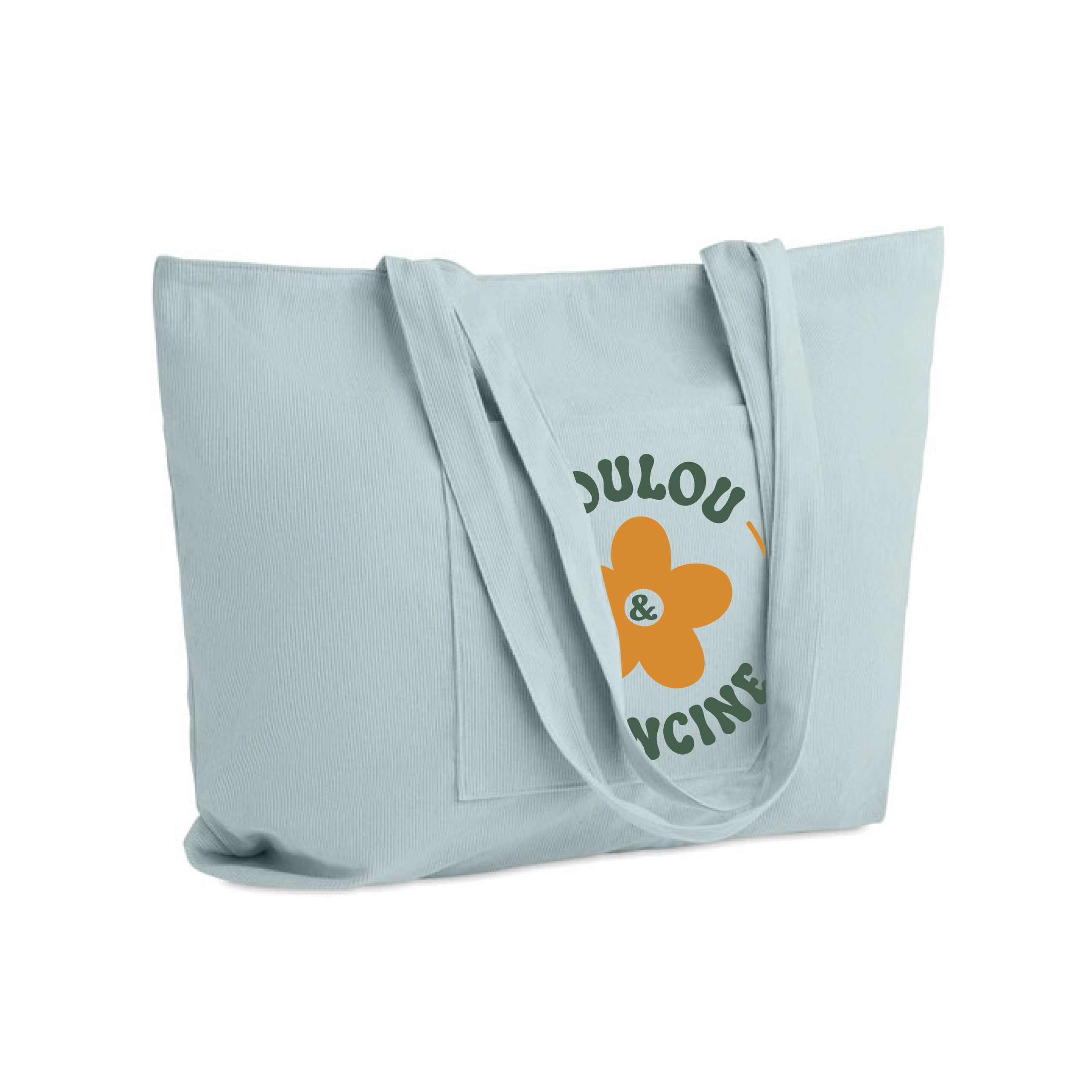 Grand sac bleu ciel