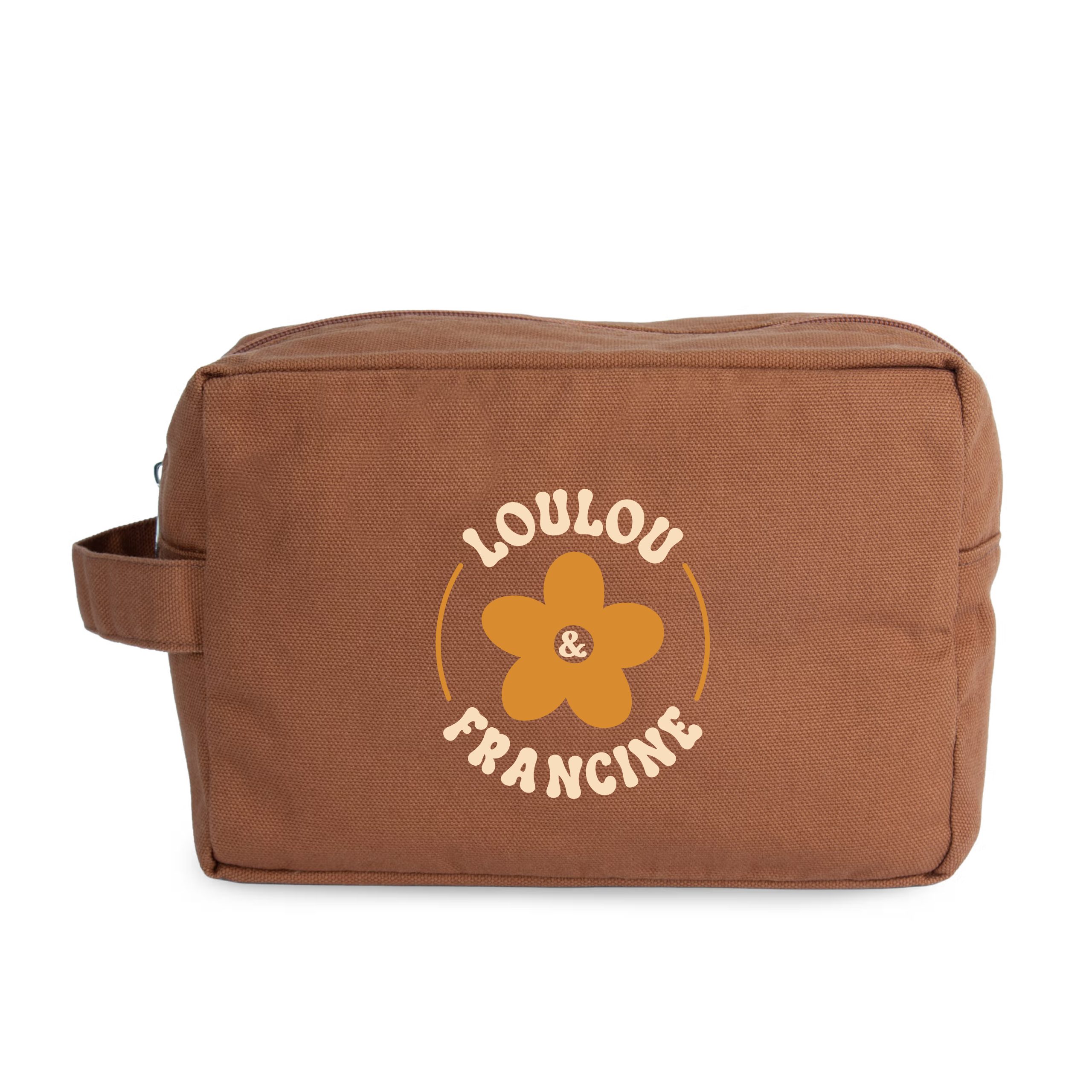 Trousse de toilette camel