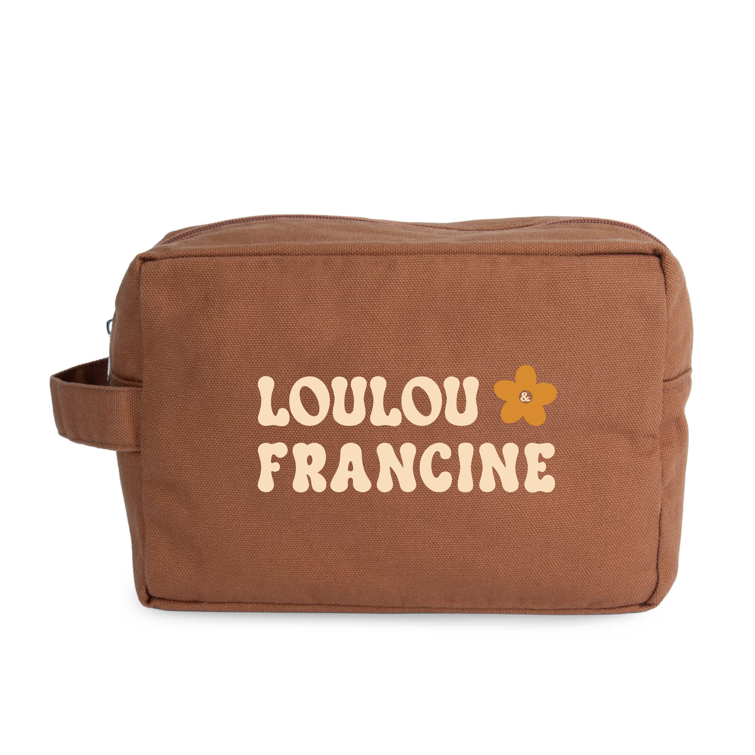Trousse de toilette camel