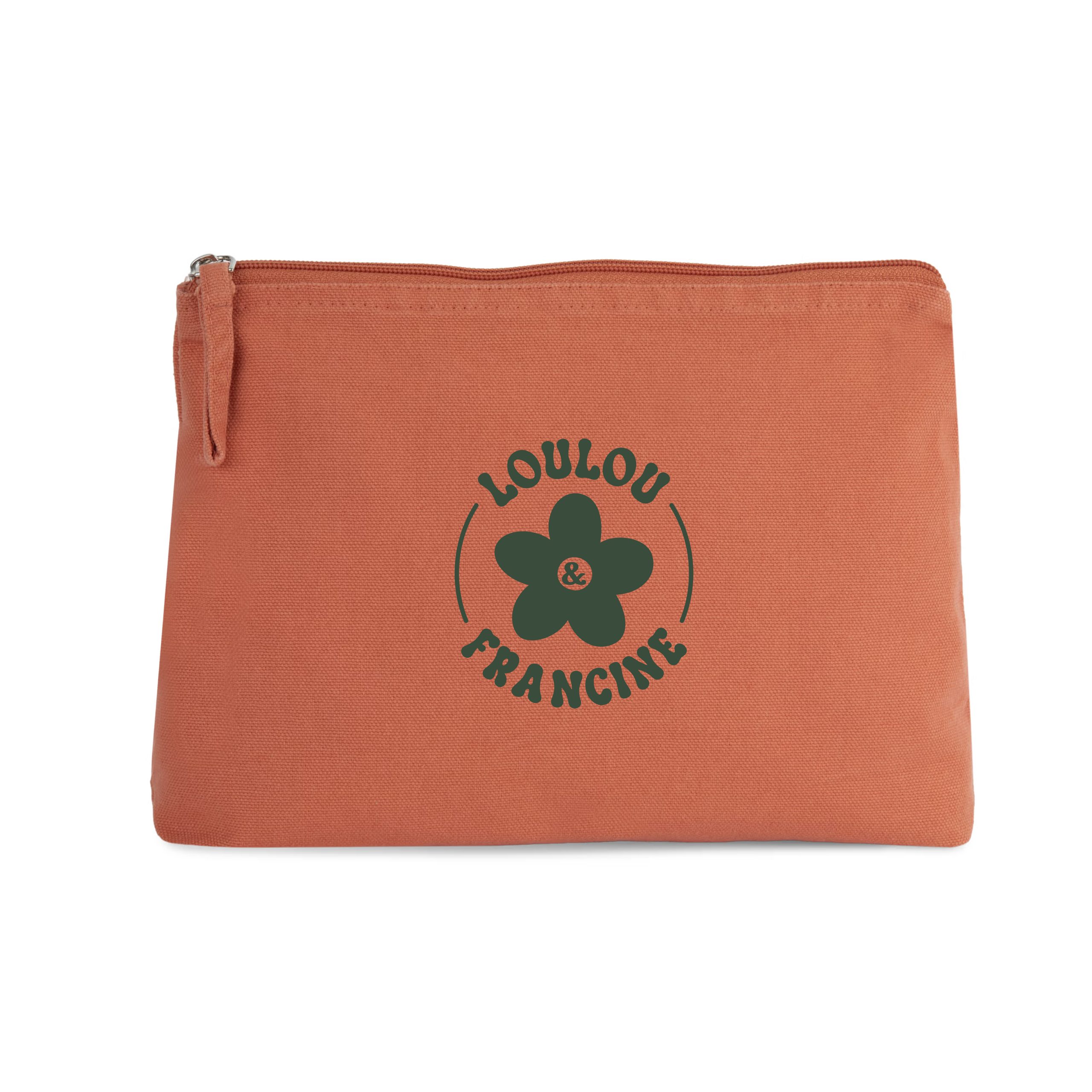 Pochette rose orangée
