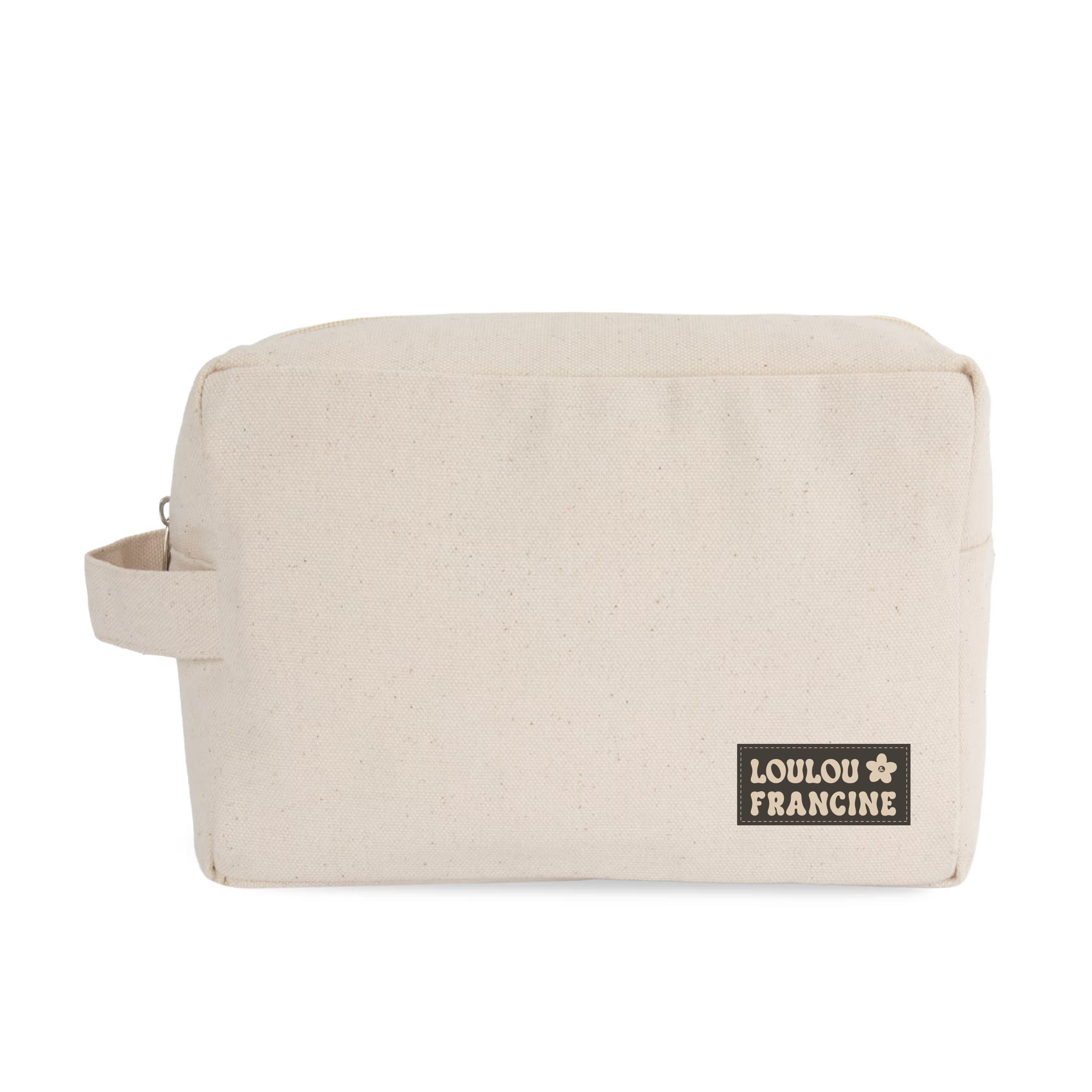 Trousse de toilette beige