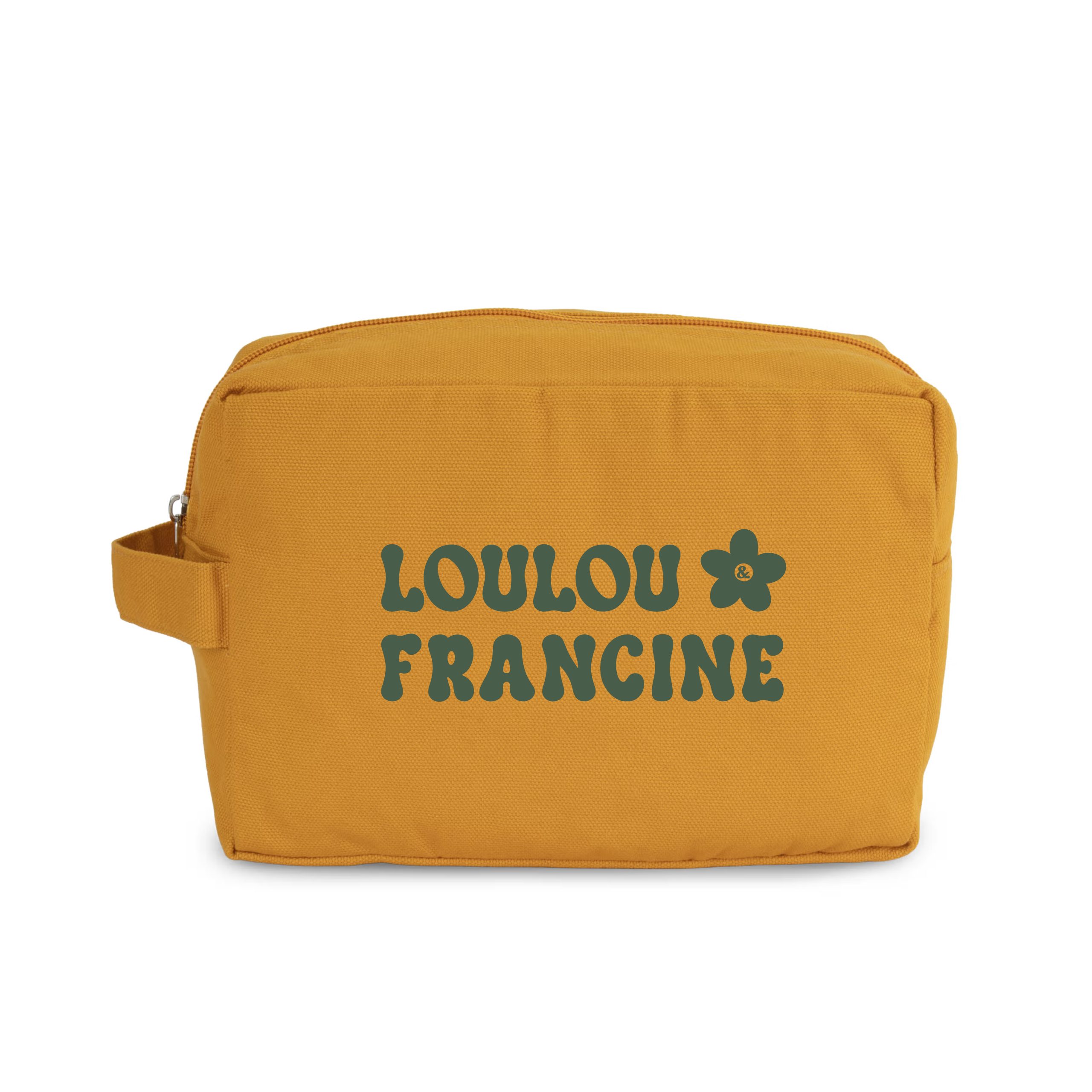 Trousse de toilette jaune