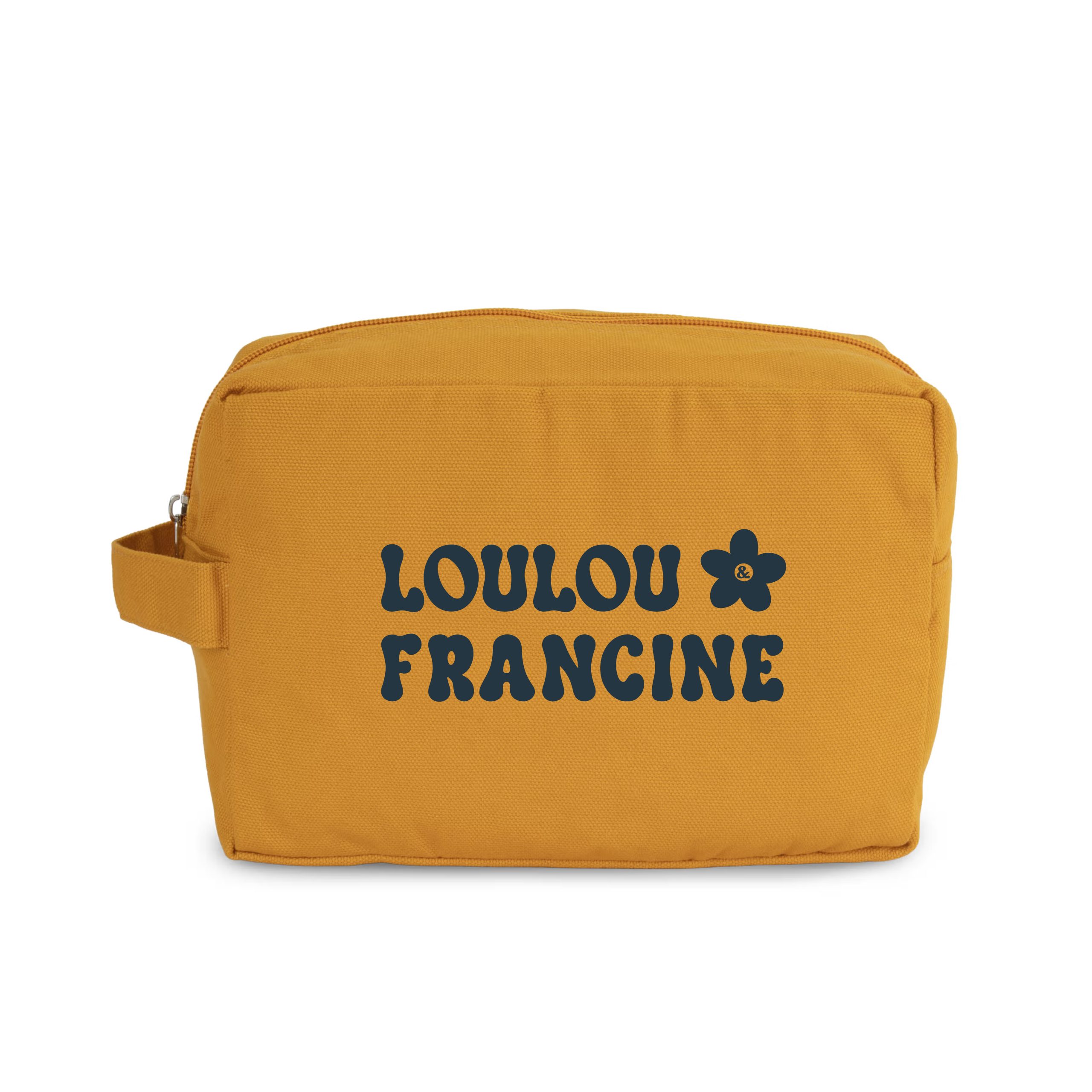 Trousse de toilette jaune